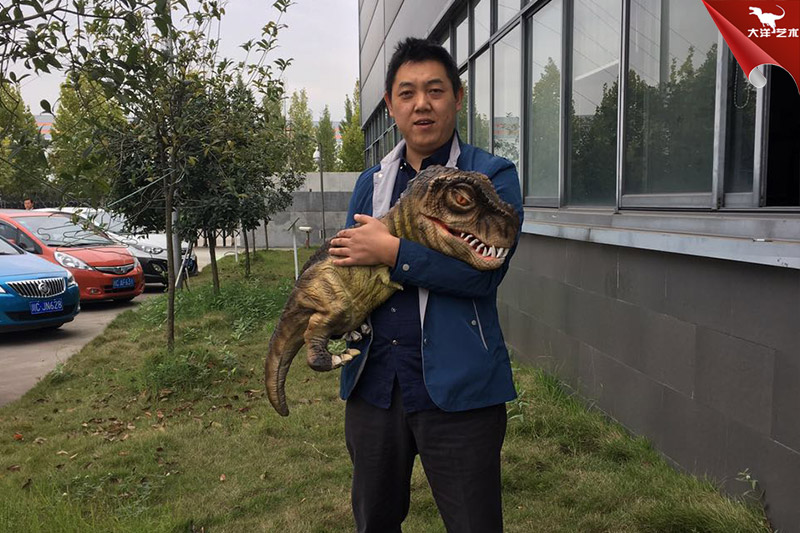 恐龍手偶，抱在手里的恐龍