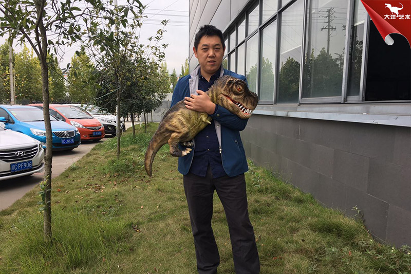 恐龍手偶，抱在手里的恐龍