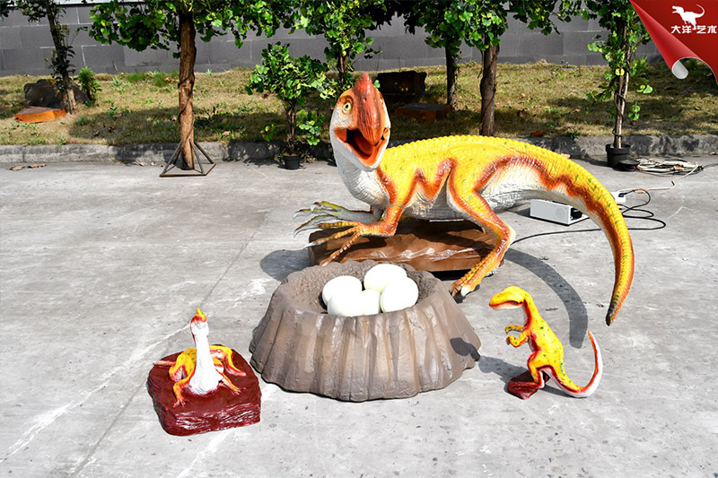 仿真竊蛋龍，仿真恐龍模型租售服務(wù)