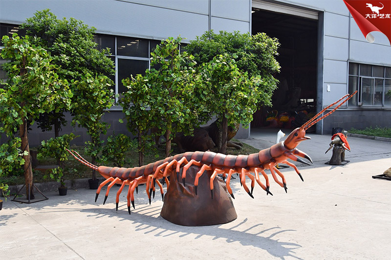 仿真蜈蚣，仿真昆蟲模型，大型昆蟲模型制作