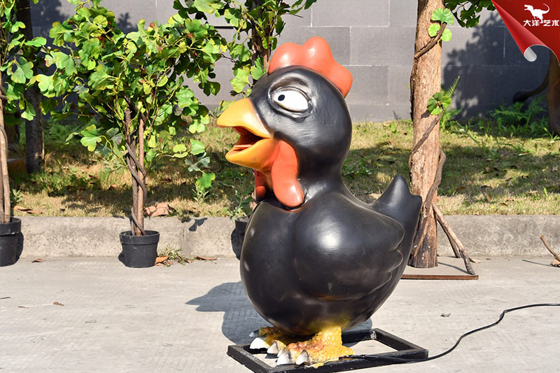 仿真動物雕塑，卡通雕塑，公雞雕塑