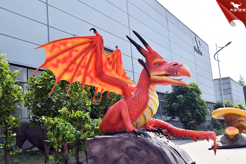 仿真火龍，仿真恐龍模型