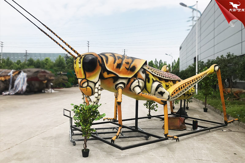 蚱蜢，仿真昆蟲模型制作