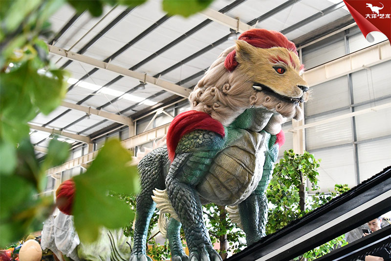 大型仿真動(dòng)物模型-火麒麟模型