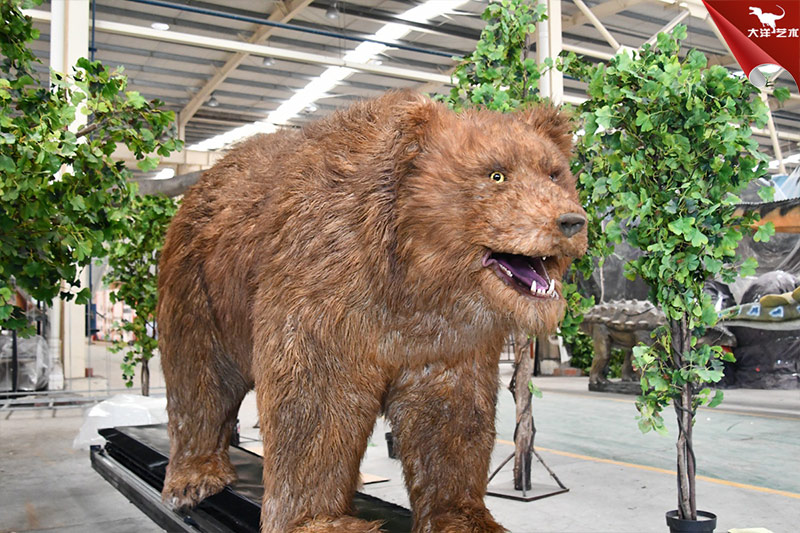 仿真棕熊，仿真熊，動(dòng)物模型制作