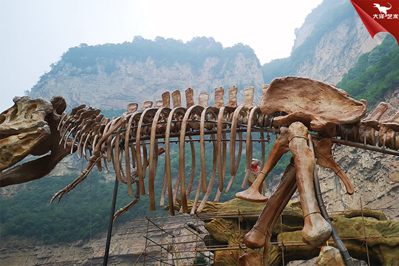 恐龍化石骨架，霸王龍化石骨架