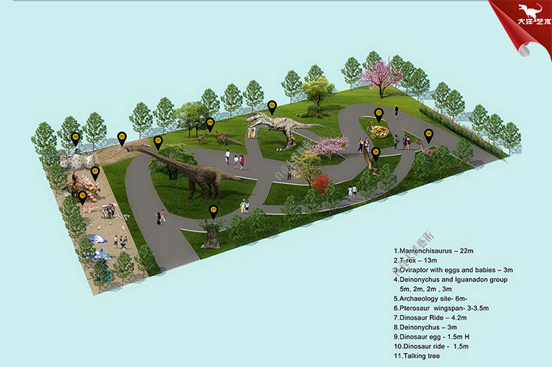 俄羅斯恐龍公園設計方案