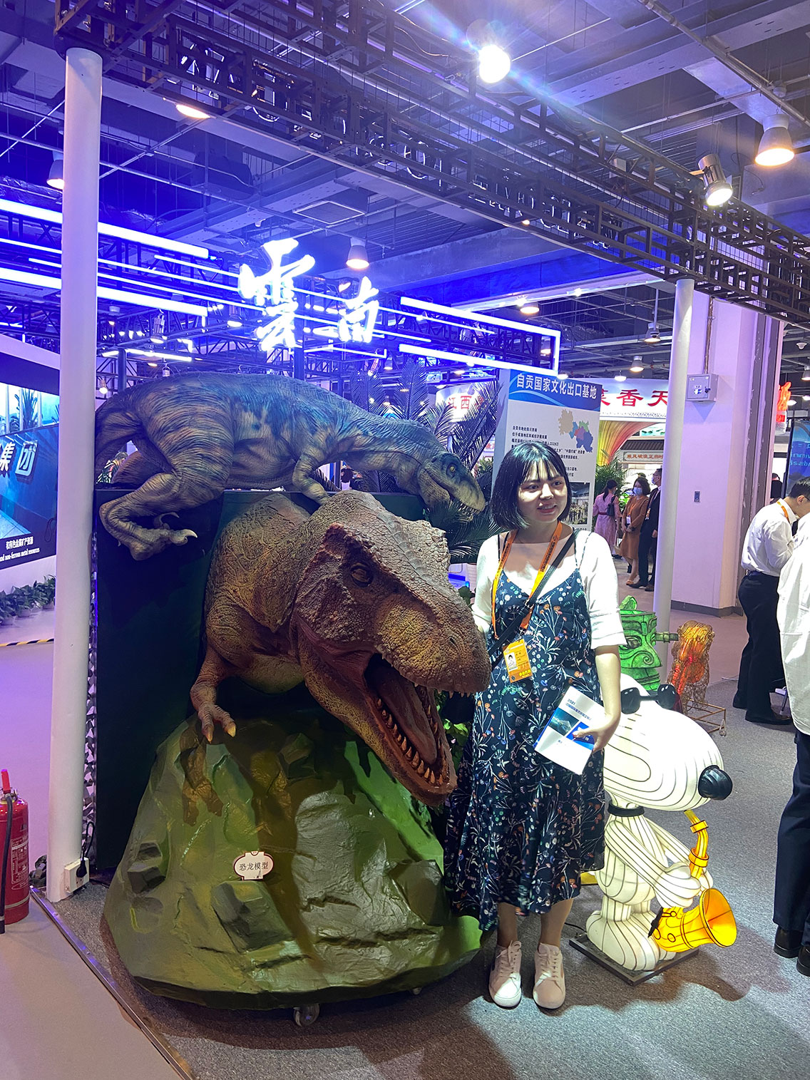 自貢大洋藝術參加中國國際服務貿易交易會