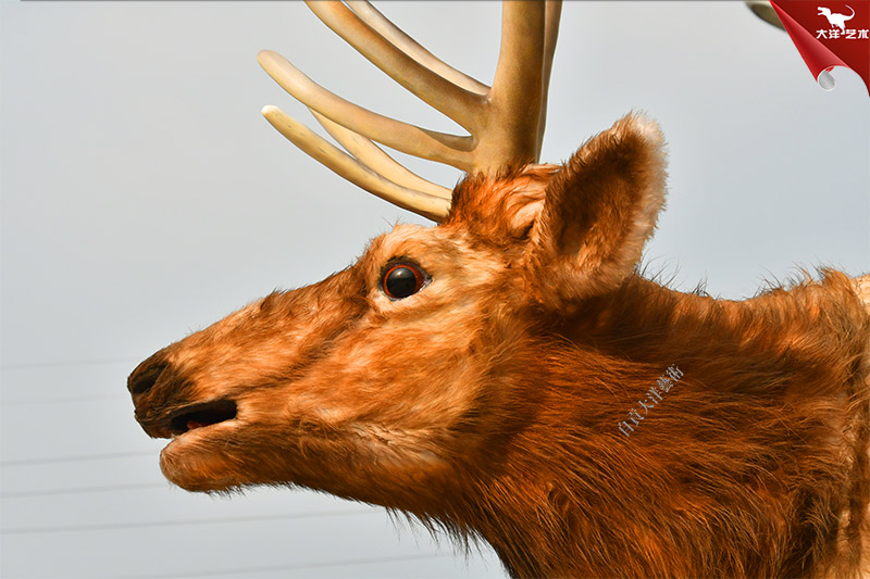 仿真麋鹿模型 動(dòng)物仿真模型廠家