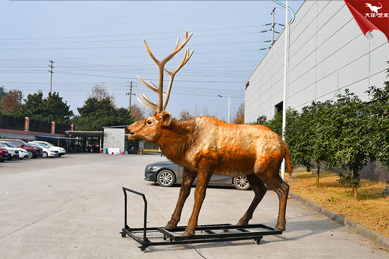 仿真麋鹿模型 動(dòng)物仿真模型廠家