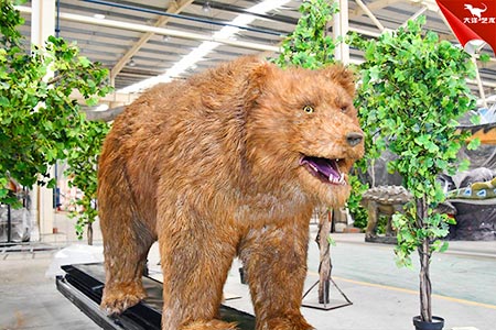 仿真棕熊，仿真熊，動(dòng)物模型制作