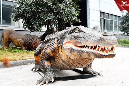 仿真鱷魚(yú)，仿真動(dòng)物制作